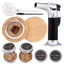 Load image into Gallery viewer, Guaiacol Infuser™ Cocktail Smoker Kit with Torch and Wood Shavings
