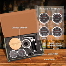 Load image into Gallery viewer, Guaiacol Infuser™ Cocktail Smoker Kit with Torch and Wood Shavings
